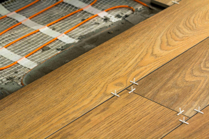 Wood flooring and underfloor heating