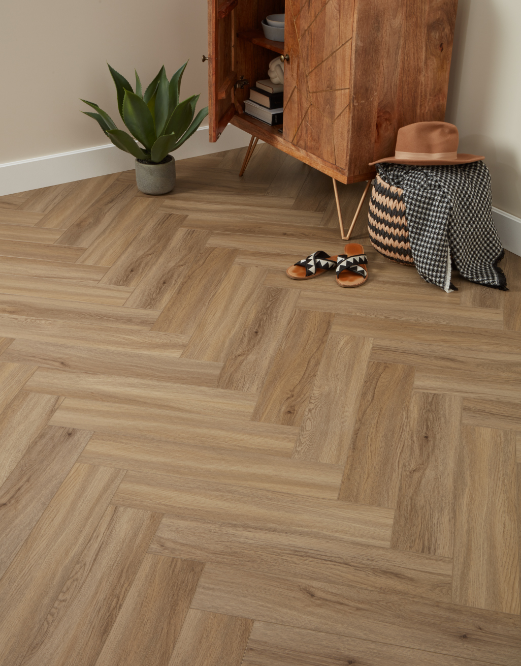 EvoCore Essentials Plus Herringbone - Horizon Oak
