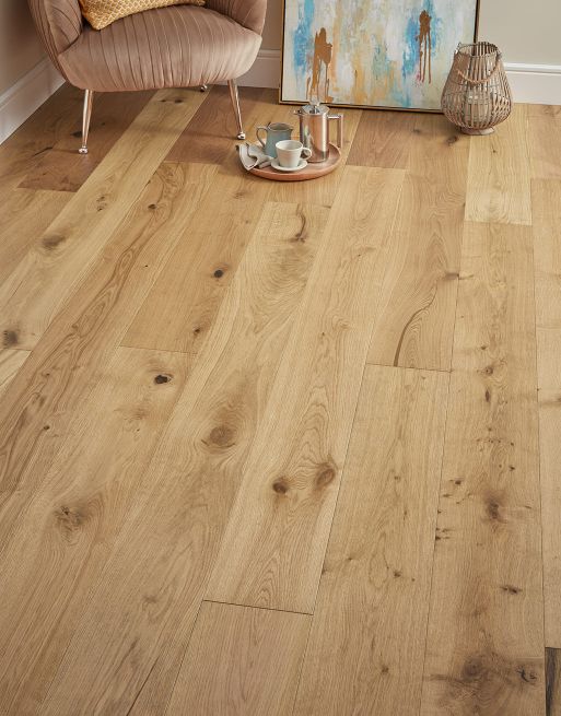 Luxury Prime Oak Brushed & Oiled Engineered Wood Flooring