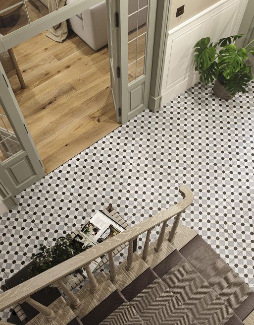 Atlas Sky Blue Victorian Tiles