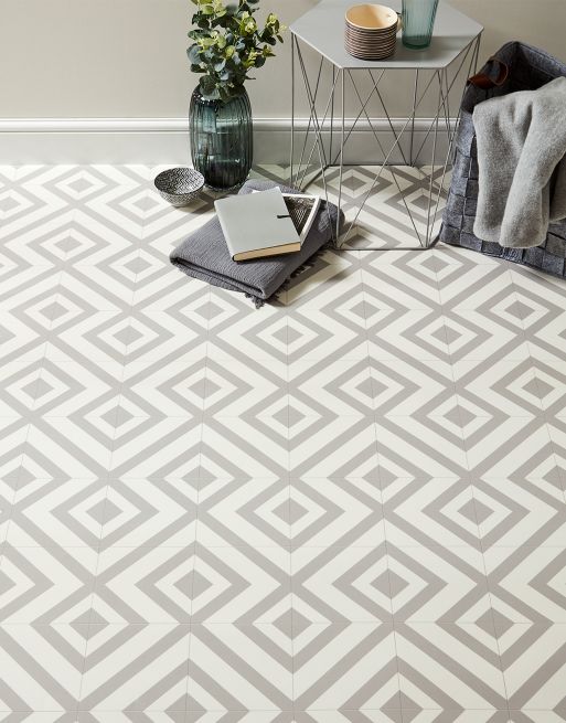 EvoCore Premium Patterned Tile - Diamond Grey