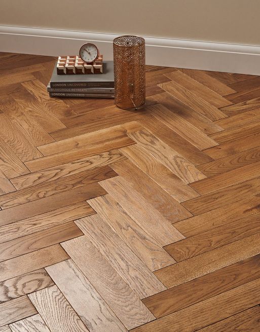 Park Avenue Herringbone Georgian Oak Solid Wood Flooring