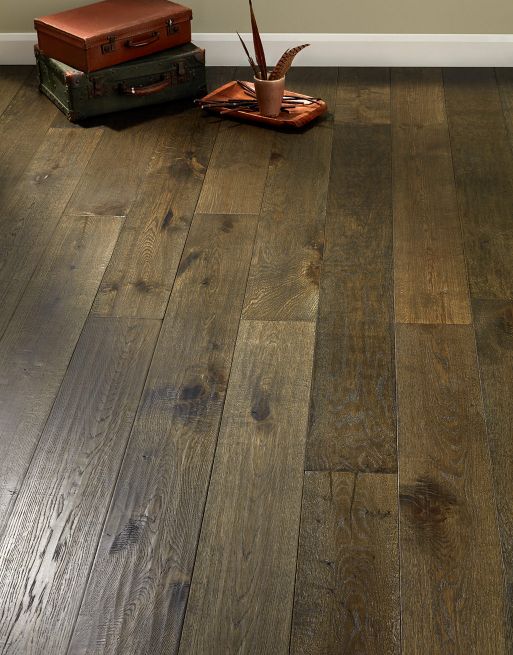 Smoked Old French Oak Engineered Wood Flooring