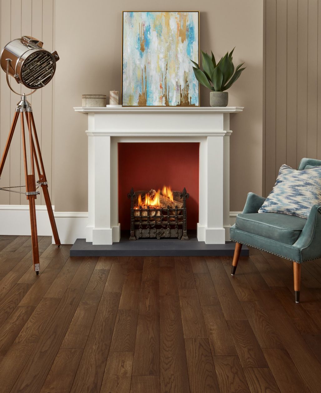 Chocolate Oak 125mm Oiled Solid Wood Flooring 1