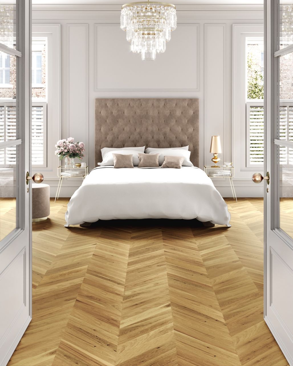 Legacy Chevron Natural Oak Brushed & Oiled Engineered Wood 4