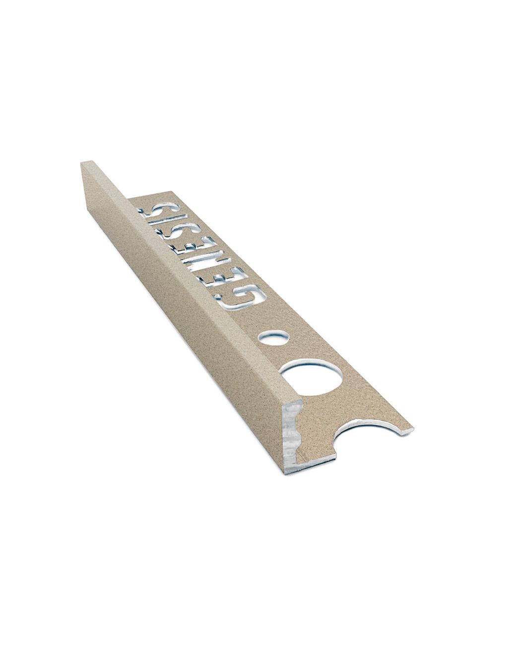 Aluminium Straight Edge Tile Trim - Sandstone 1