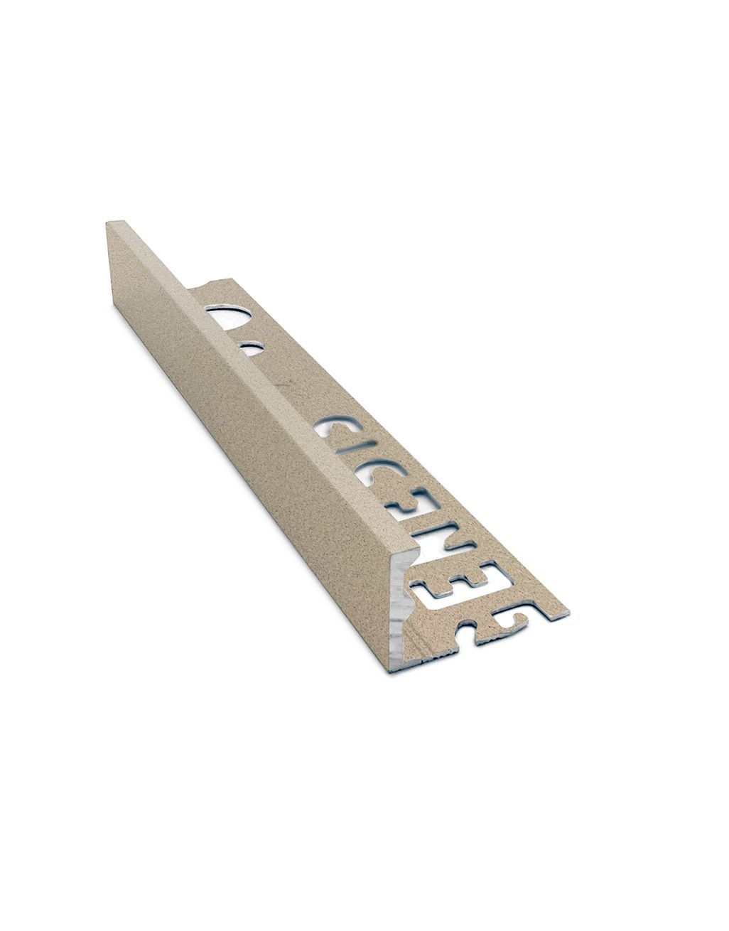 Aluminium Straight Edge Tile Trim - Sandstone 2