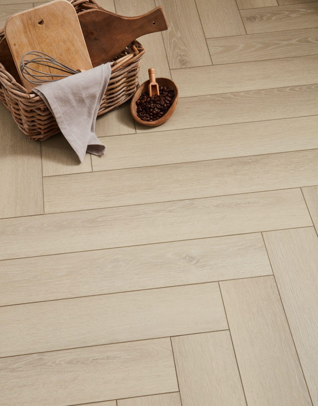 Luxe Herringbone - Fawn Oak Laminate Flooring 2