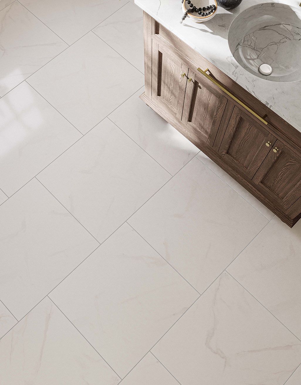 Santa Maria - White Marble - 60cm x 60cm 2