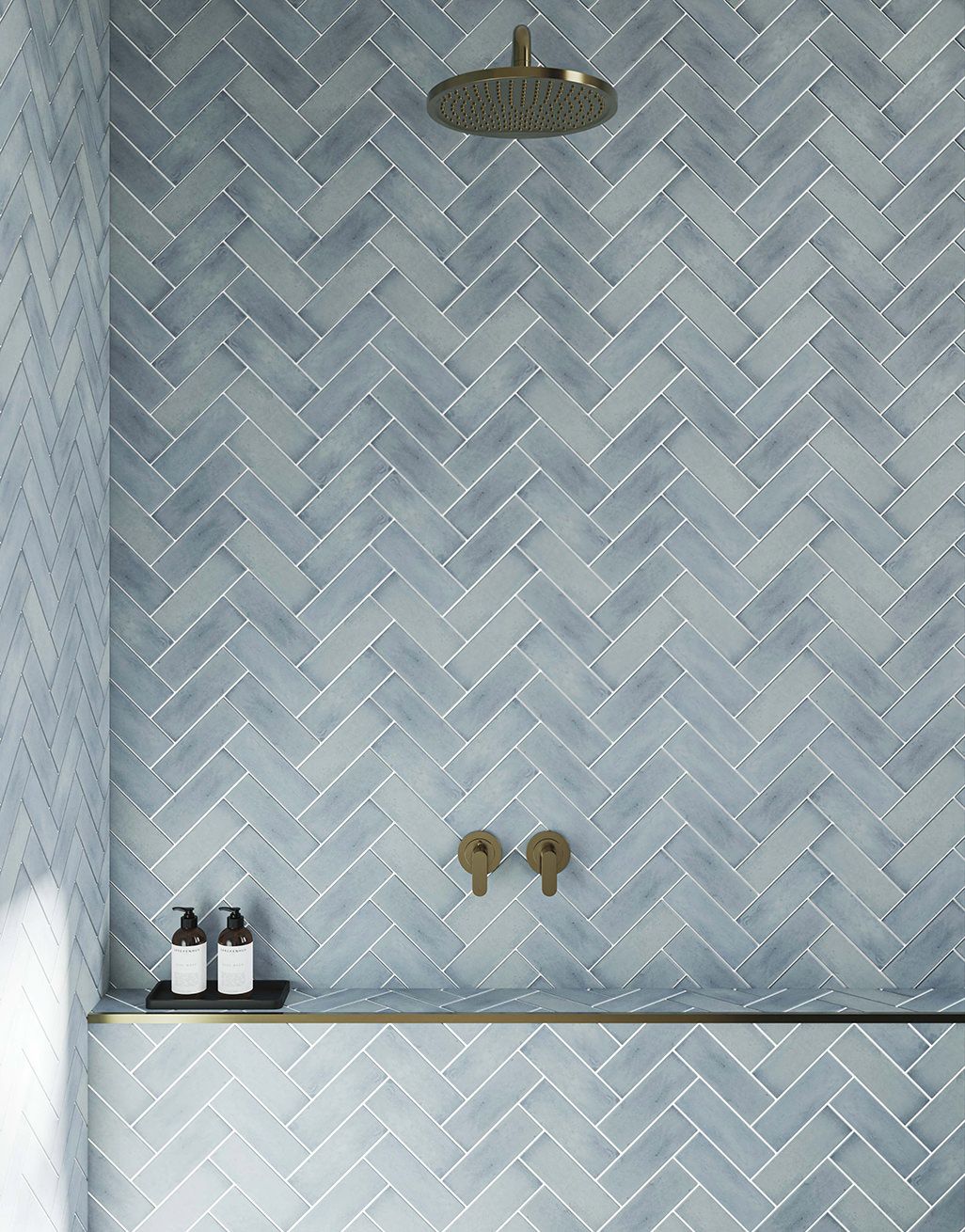 Islay Glazed Teal Subway Tile 2