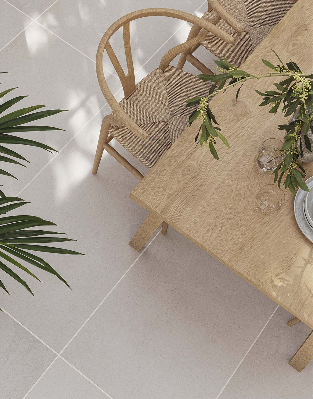 Dawn Taupe Cement Tile 1