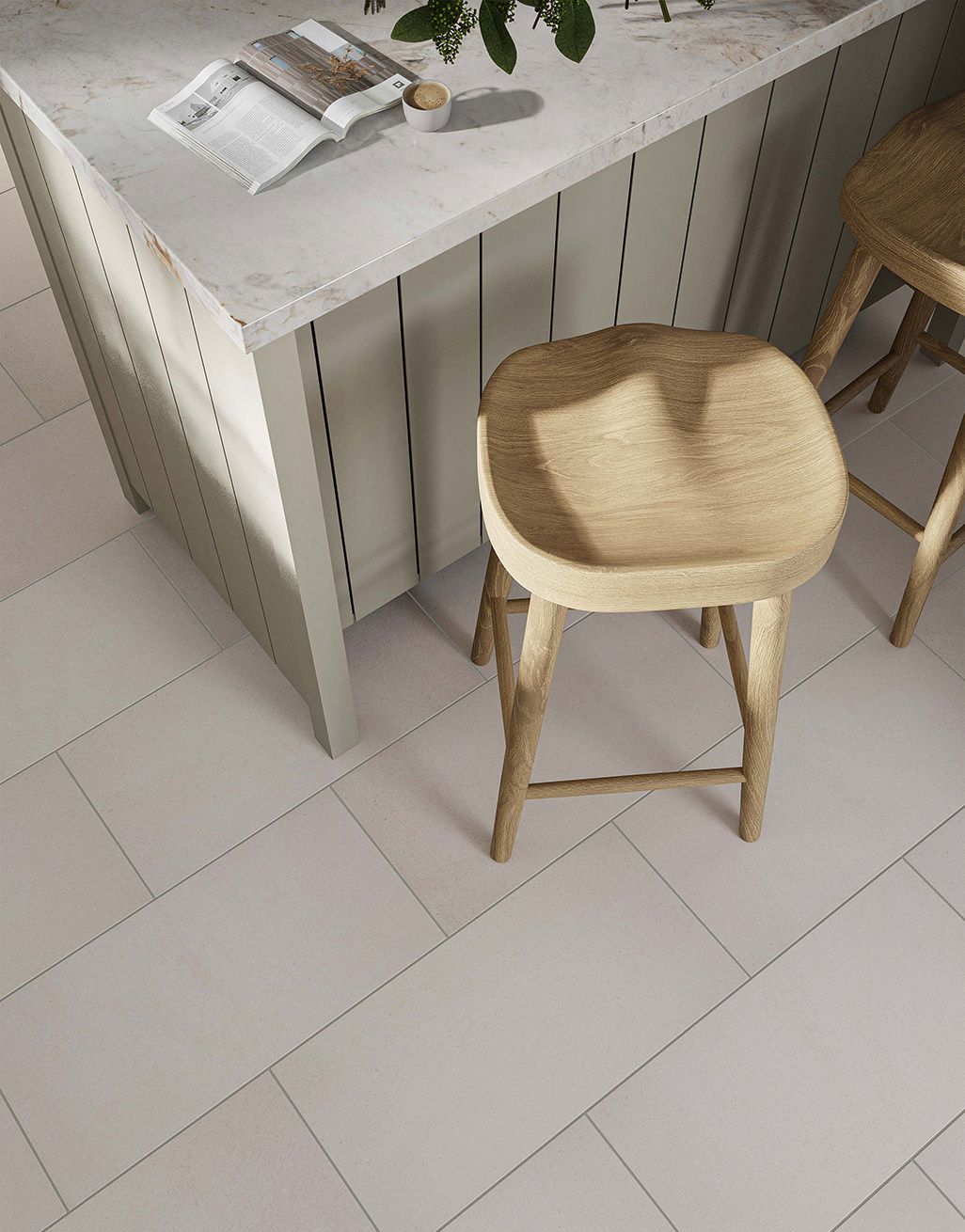 Dawn Taupe Cement Tile 1