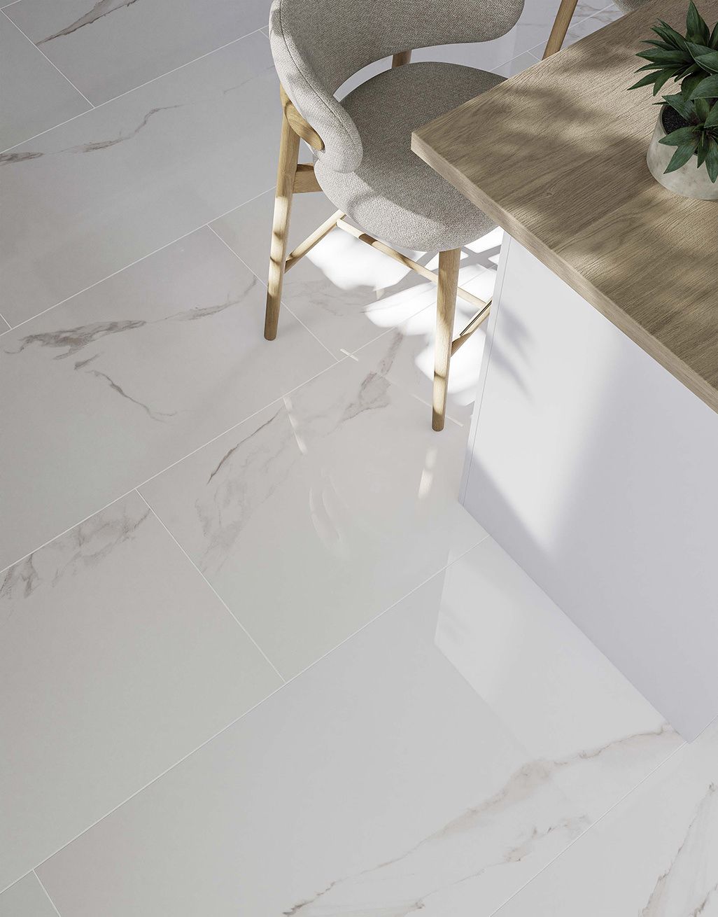 Elowen White Marble 4