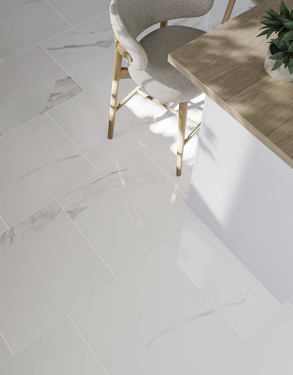 Elowen White Marble 1