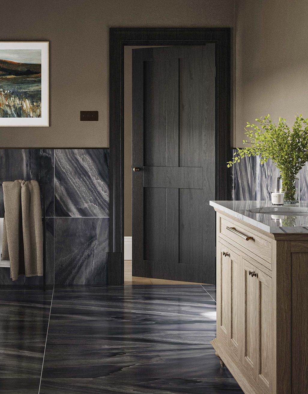 Vienna Grey Marble Polished Tile 3