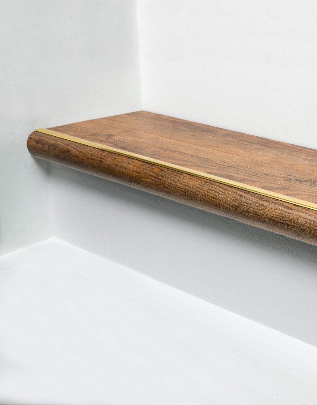 Elite EvoCore Premium Stair Nosing - Rounded Finish - Brass 1