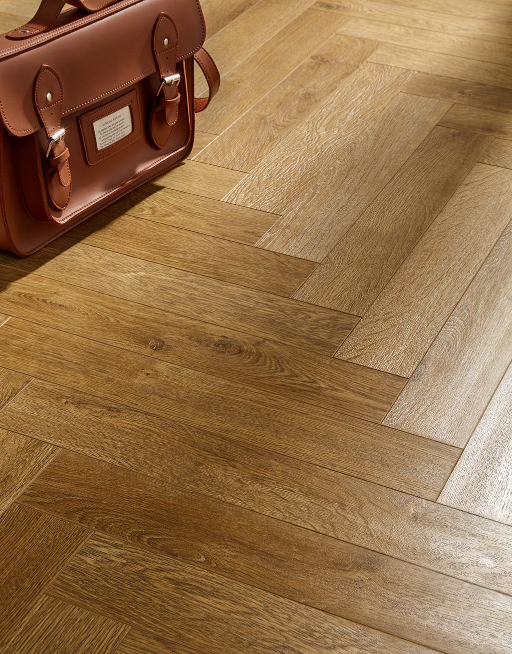 Prime Herringbone - Golden Oak Laminate Flooring 2