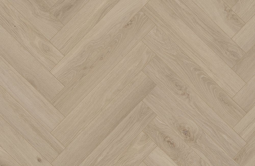 Prime Herringbone - Latte Oak Laminate Flooring 2