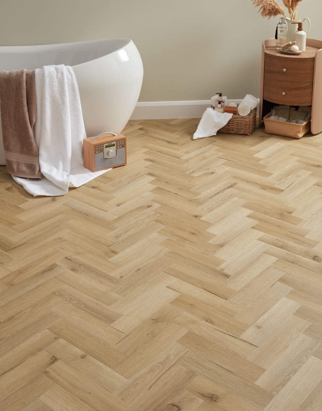 EvoCore Classic Herringbone - Natural Weathered Oak 1