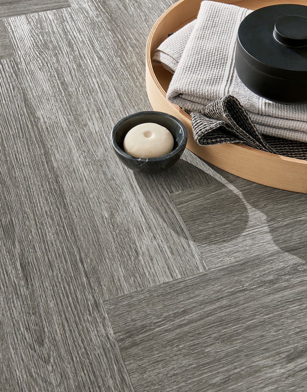 Trade Select SPC Herringbone - Earl Grey Oak 2