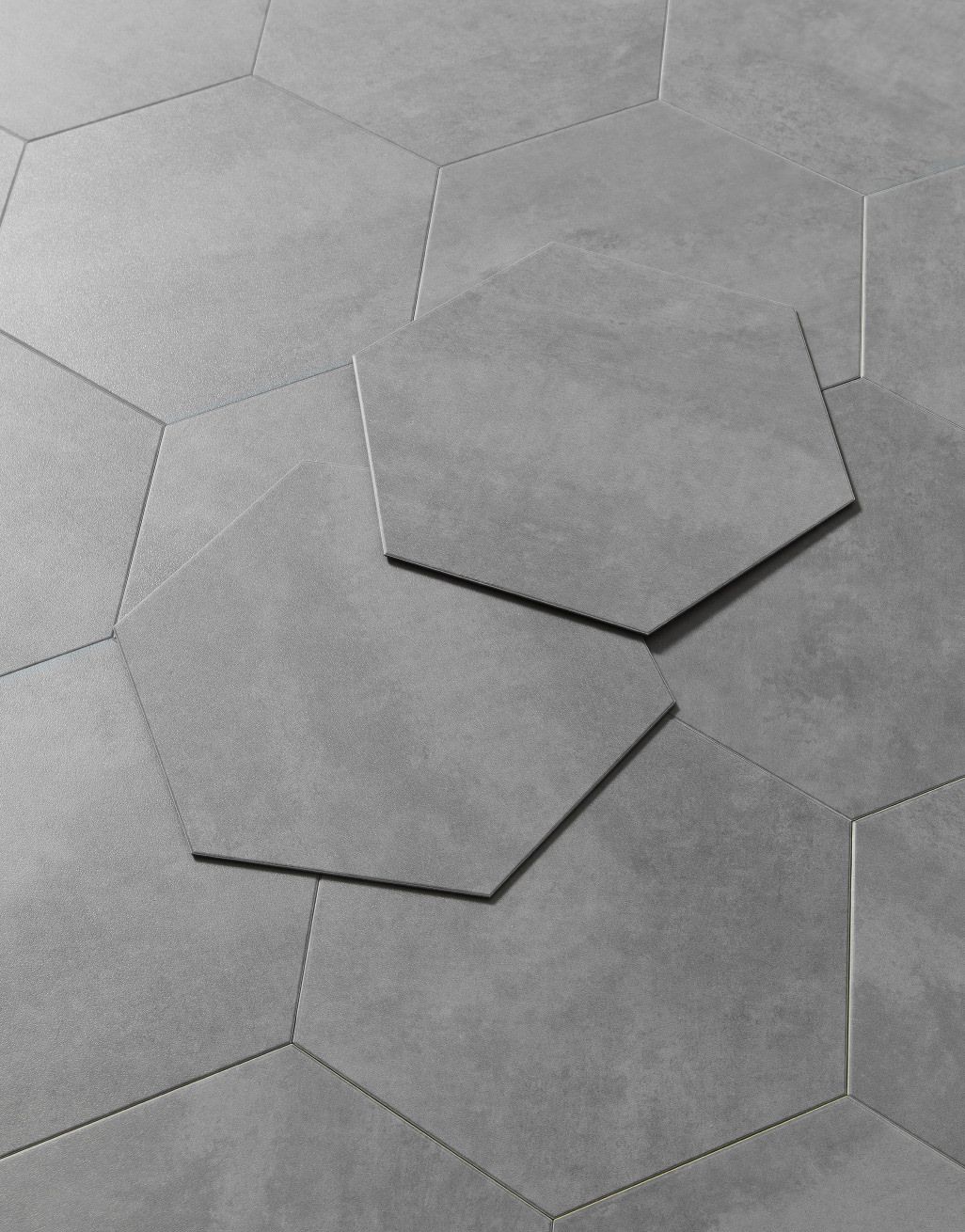 Symphony Hex Tile - Dove Grey 3