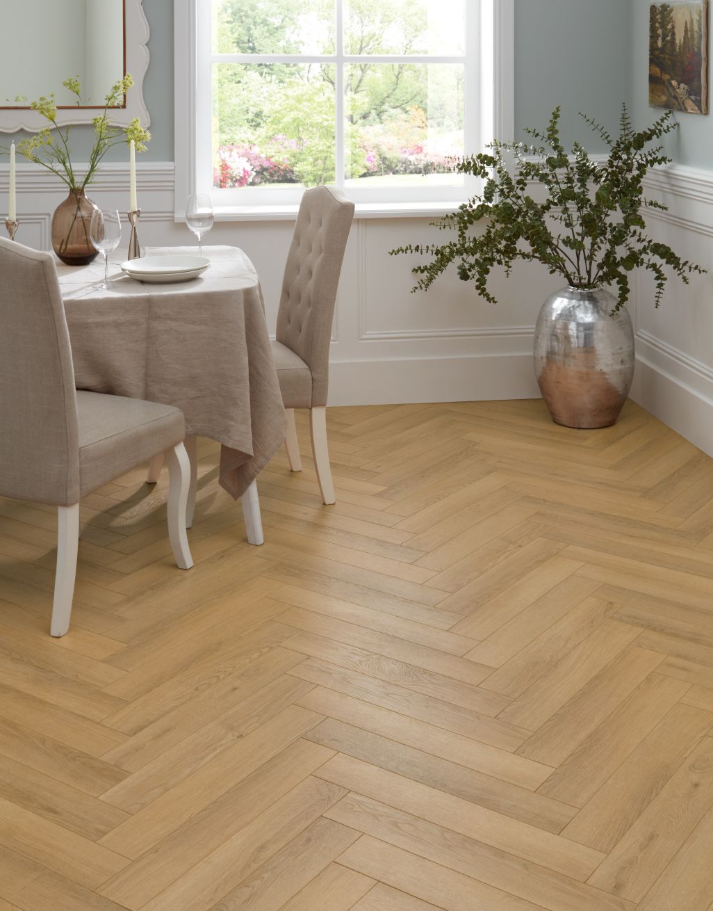 Varenna Herringbone - Sundance Oak Laminate Flooring 2