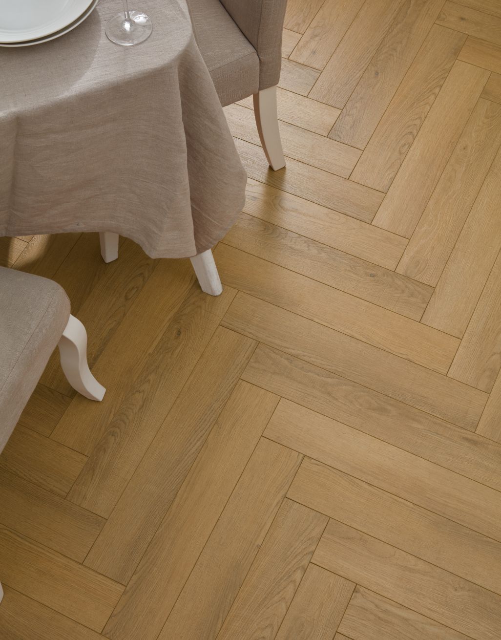 Varenna Herringbone - Sundance Oak Laminate Flooring 1