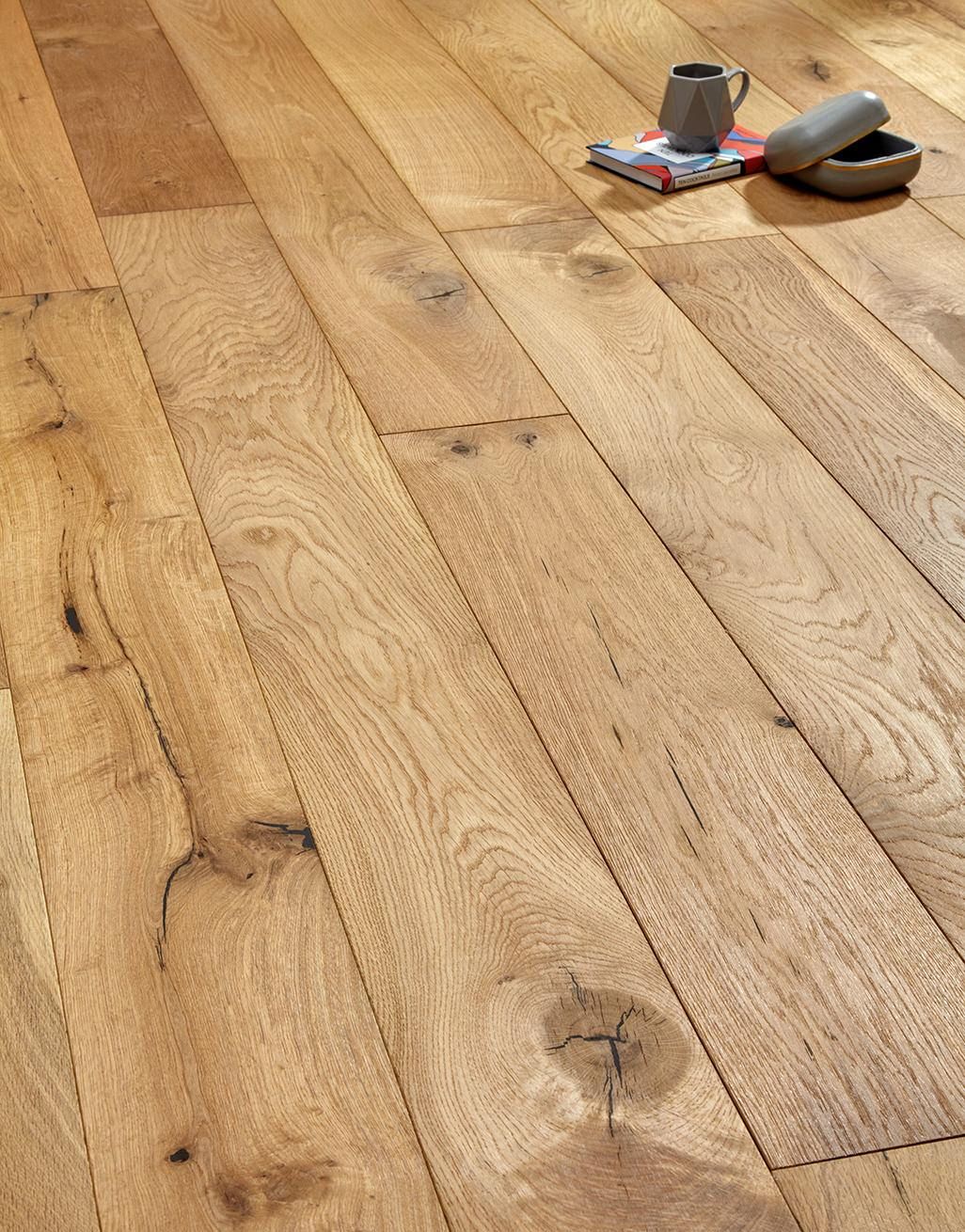Manhattan Natural Oak Brushed & Oiled Engineered Wood Flooring 2
