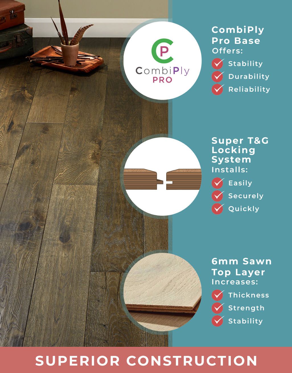 Smoked Old French Oak Engineered Wood Flooring 5