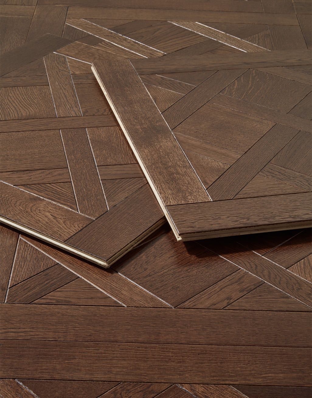 Toulouse Antique Oak Brushed & Oiled Versailles Tile Engineered Wood Flooring 3