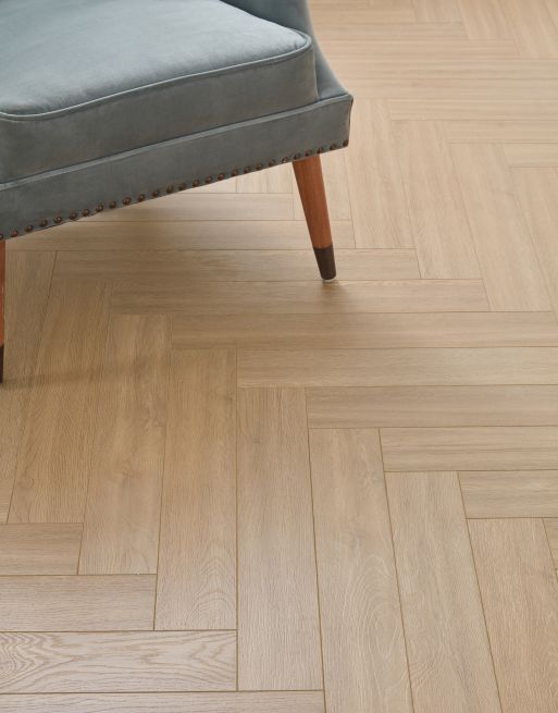 Varenna Herringbone - Cornfield Oak Laminate Flooring