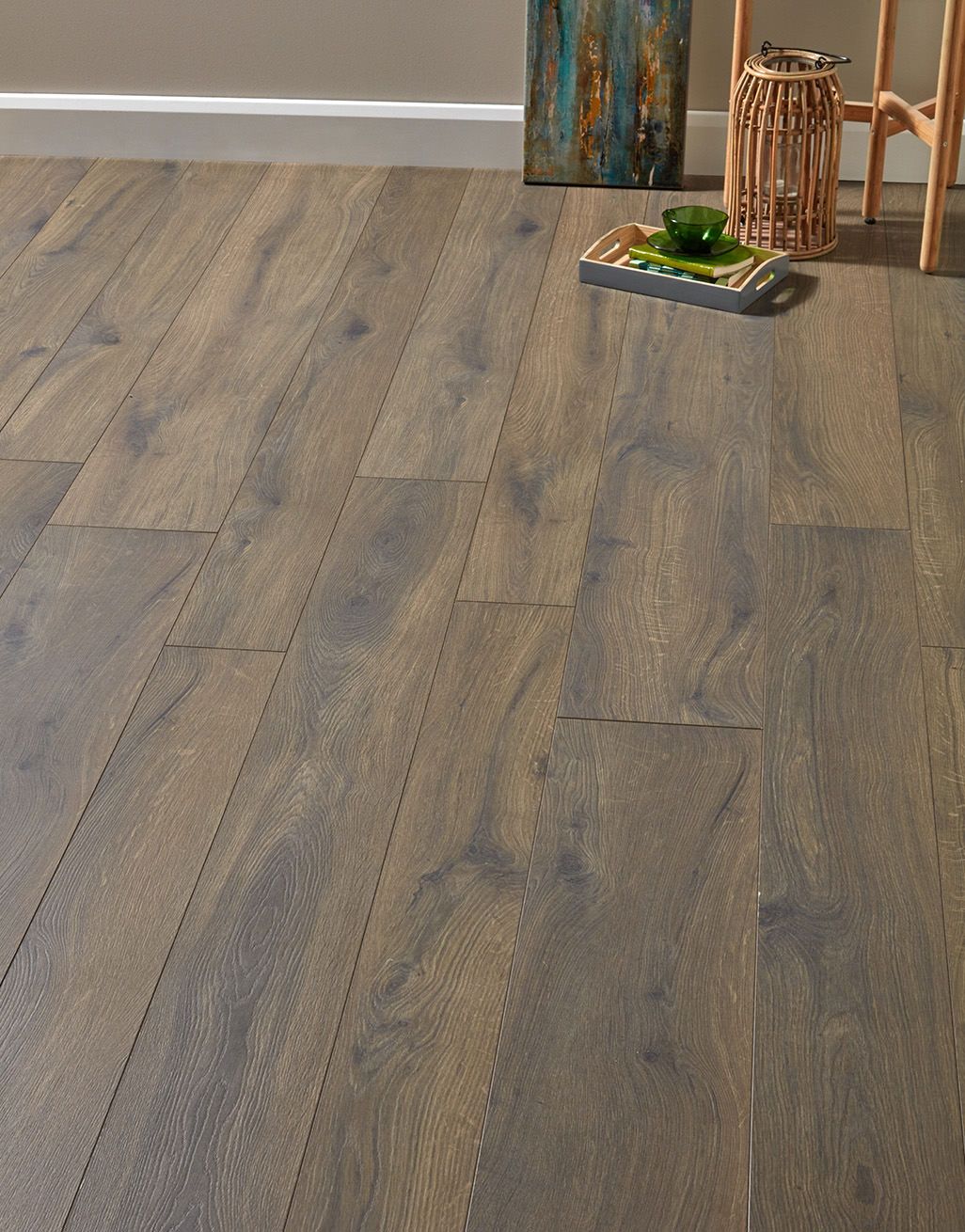 Barnwood Multi Width Smoked Vintage Oak Laminate Flooring Direct Wood Flooring