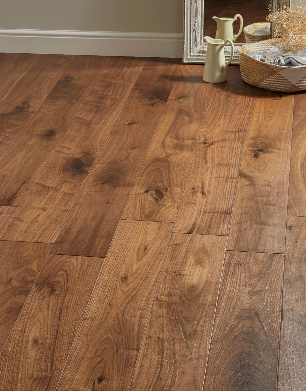 Mayfair Walnut Brushed Lacquered Engineered Wood Flooring Direct Wood Flooring