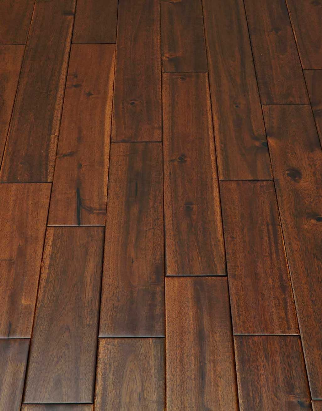 Deluxe Handsed Acacia Solid Wood, Natural Walnut Acacia Solid Hardwood Flooring