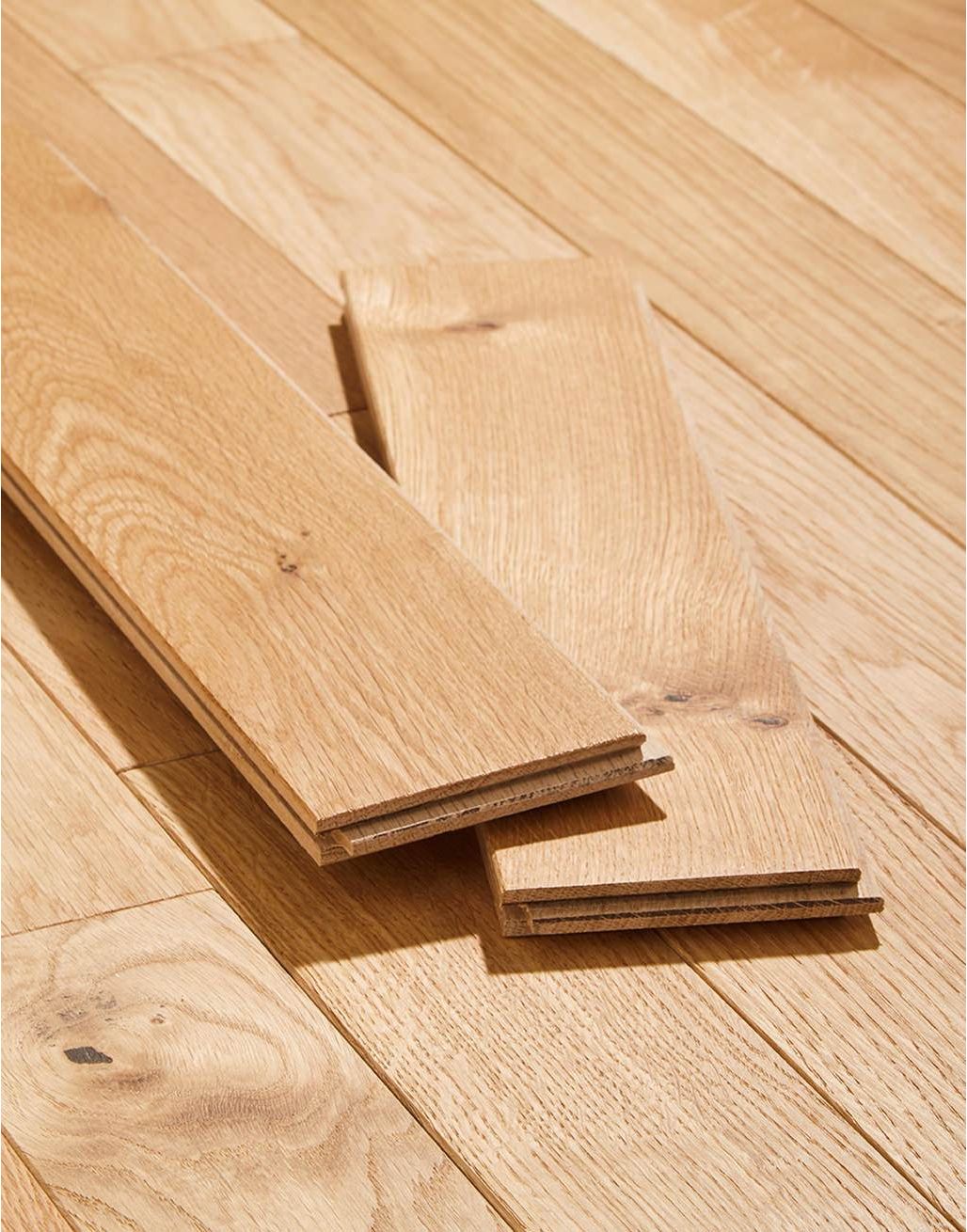 Natural Oak 90mm Oiled Solid Wood, Solid Hardwood Plank Flooring