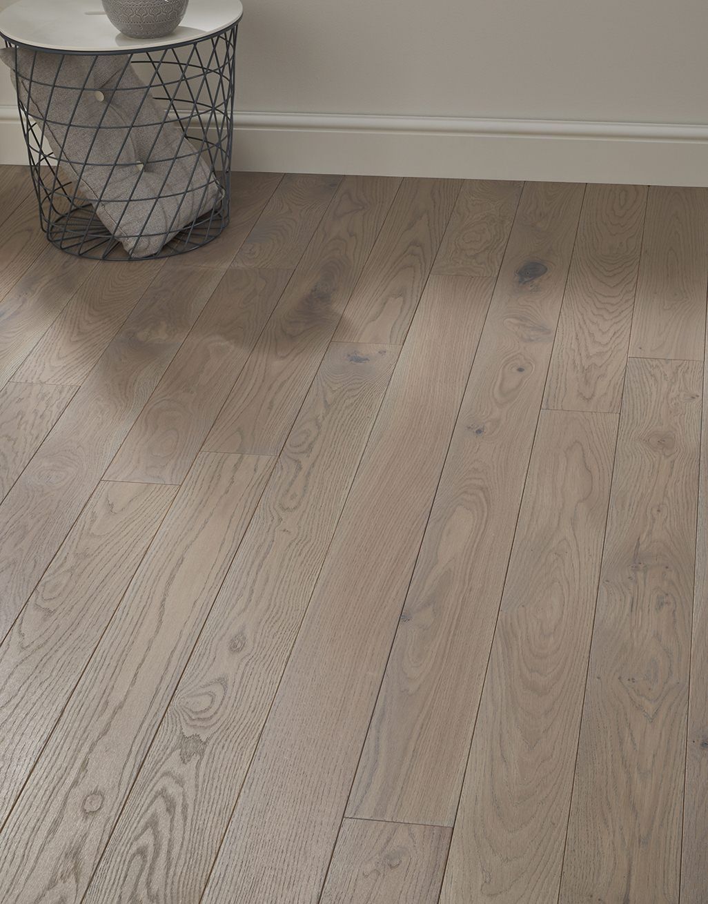 Elegant Silk Grey Oak Brushed Oiled Solid Wood Flooring Direct Wood Flooring