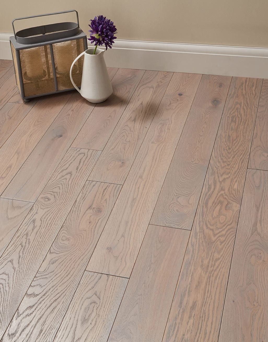 Deluxe Silk Grey Oak Solid Wood, Grey Solid Hardwood Floors