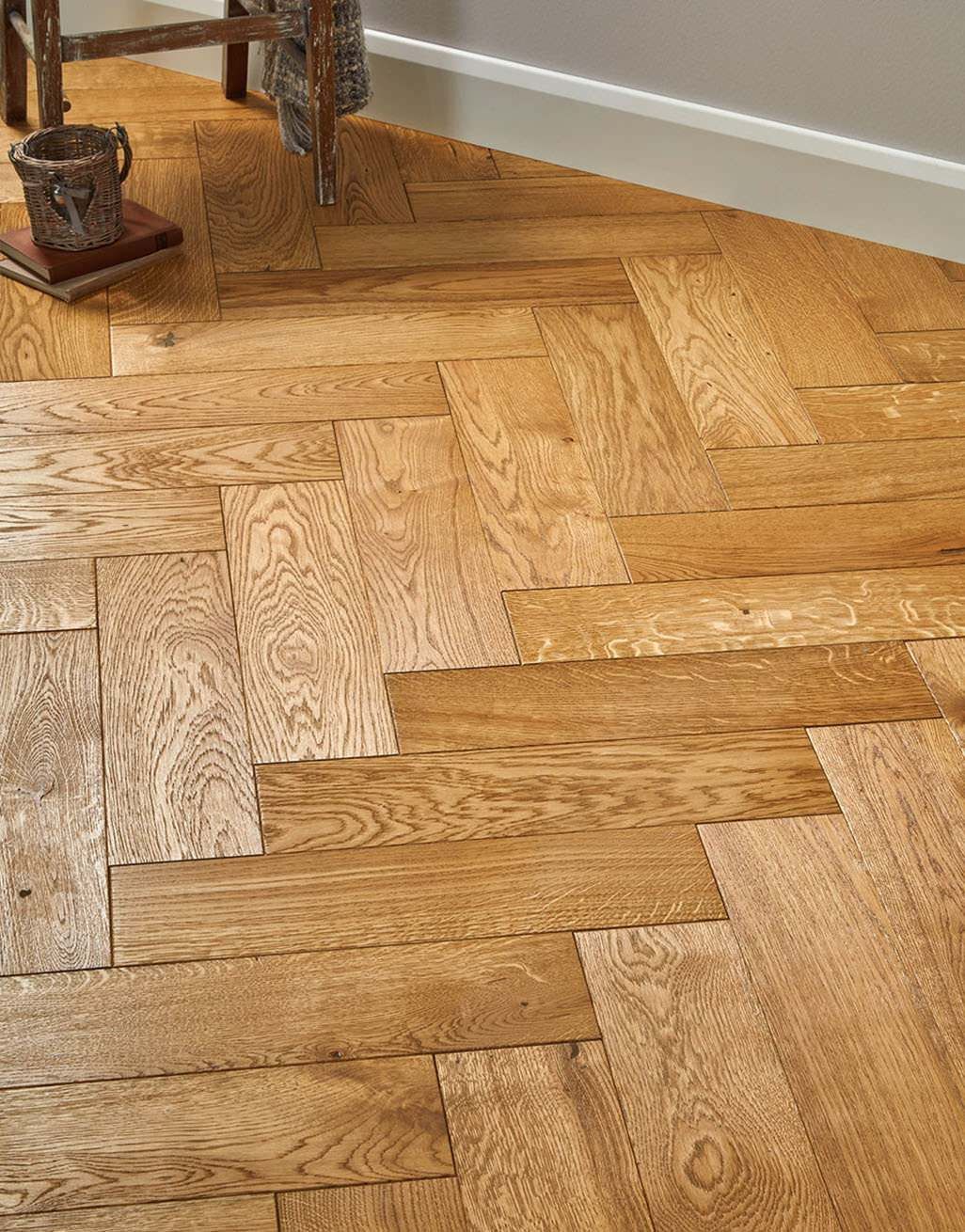 Luxury Parquet Golden Oiled Oak Solid, How Much Does It Cost To Install Parquet Flooring Uk