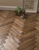 Park Avenue Herringbone Espresso Oak Solid Wood Flooring