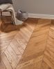 Park Avenue Chevron Cinnamon Oak Brushed & Oiled Solid Wood Flooring