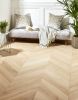 Chelsea Chevron - Unfinished Oak Engineered Wood Flooring