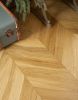 Province Chevron Natural Oak Smooth Lacquered Engineered Wood