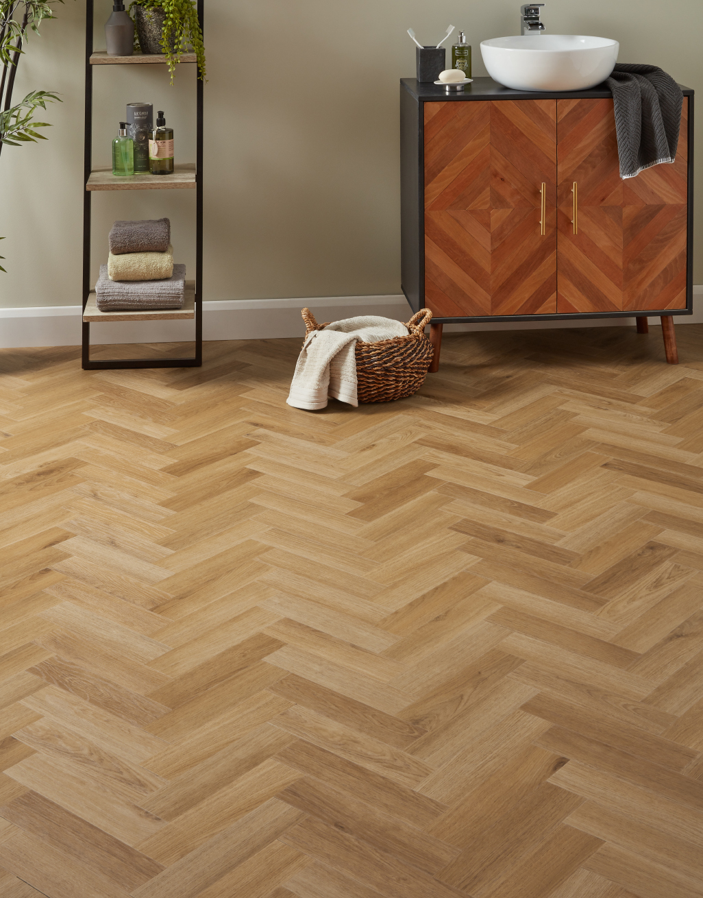 EvoCore Classic Herringbone - Golden Harvest Oak
