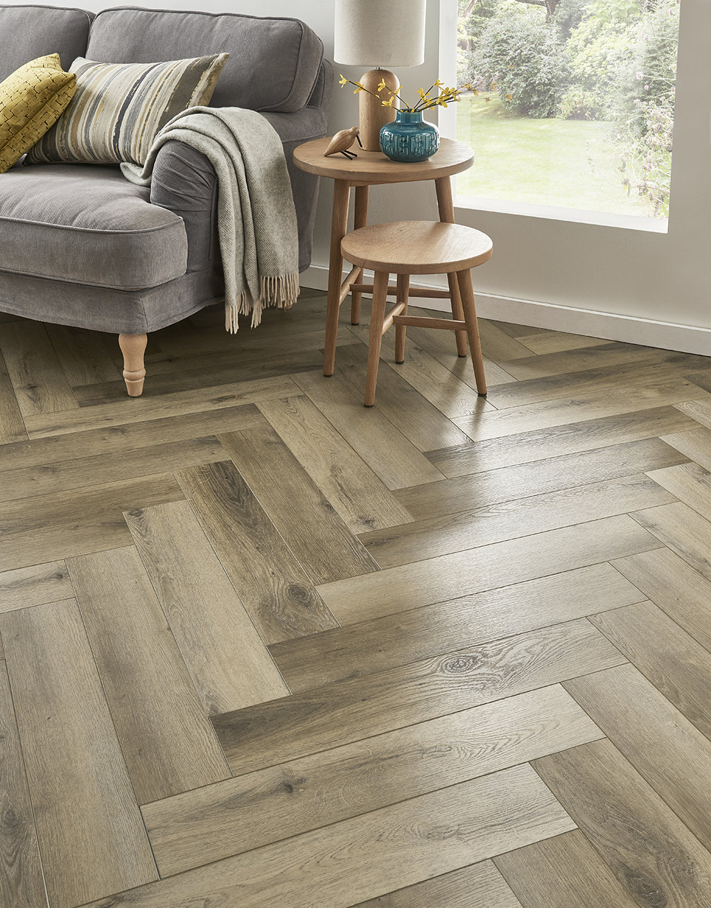 EvoCore Premium Herringbone - Natural English Oak
