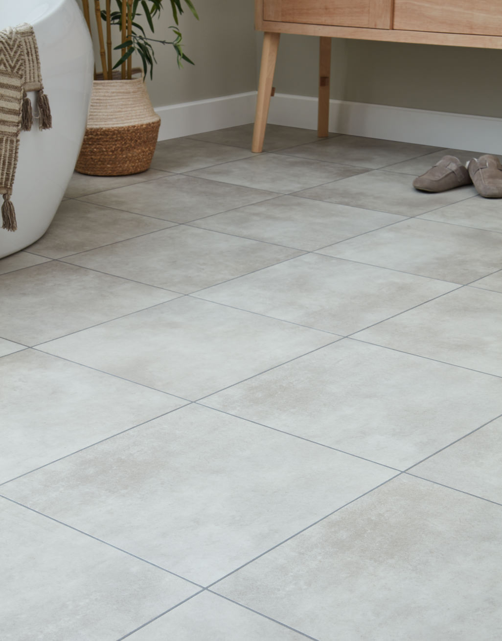 Serenity - Silver Moon - Square Tile