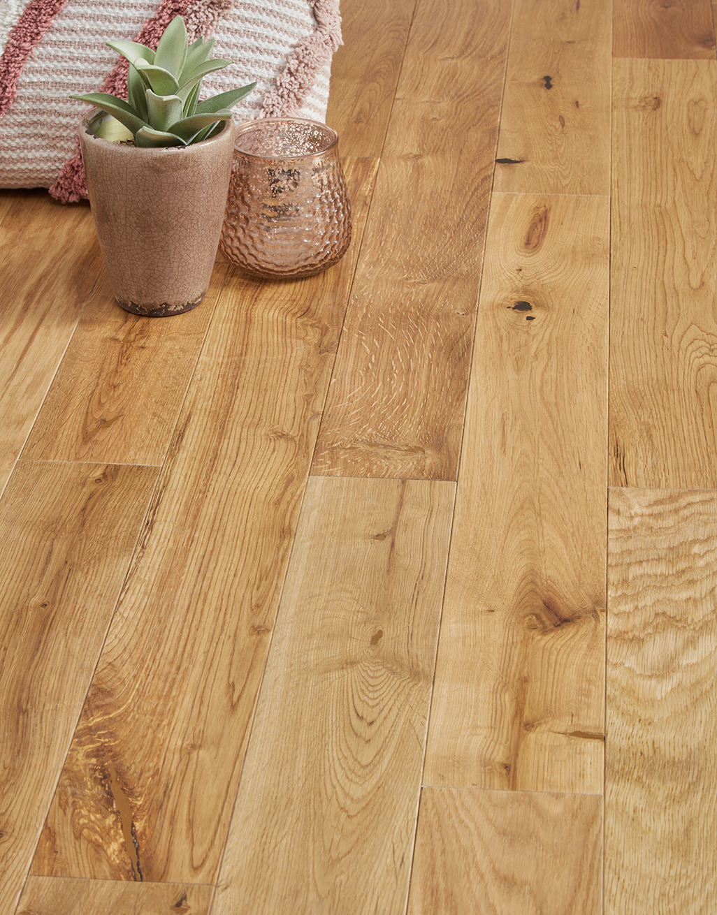 Barnwood Natural Oak Brushed & Oiled Solid Wood Flooring