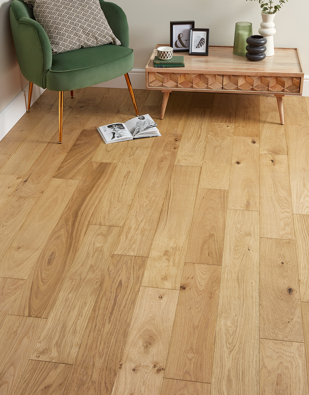 Classic Natural Oak Brushed & Oiled Engineered Wood