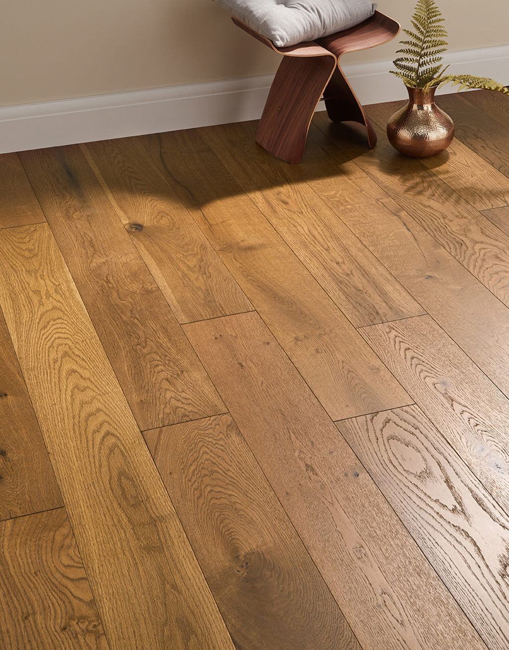 Manhattan Golden Smoked Oak Engineered Wood Flooring
