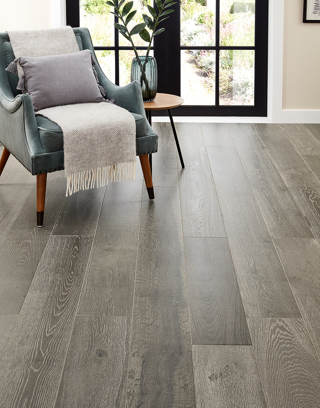 Whitewashed Luxury Platinum Oak Engineered Wood Flooring