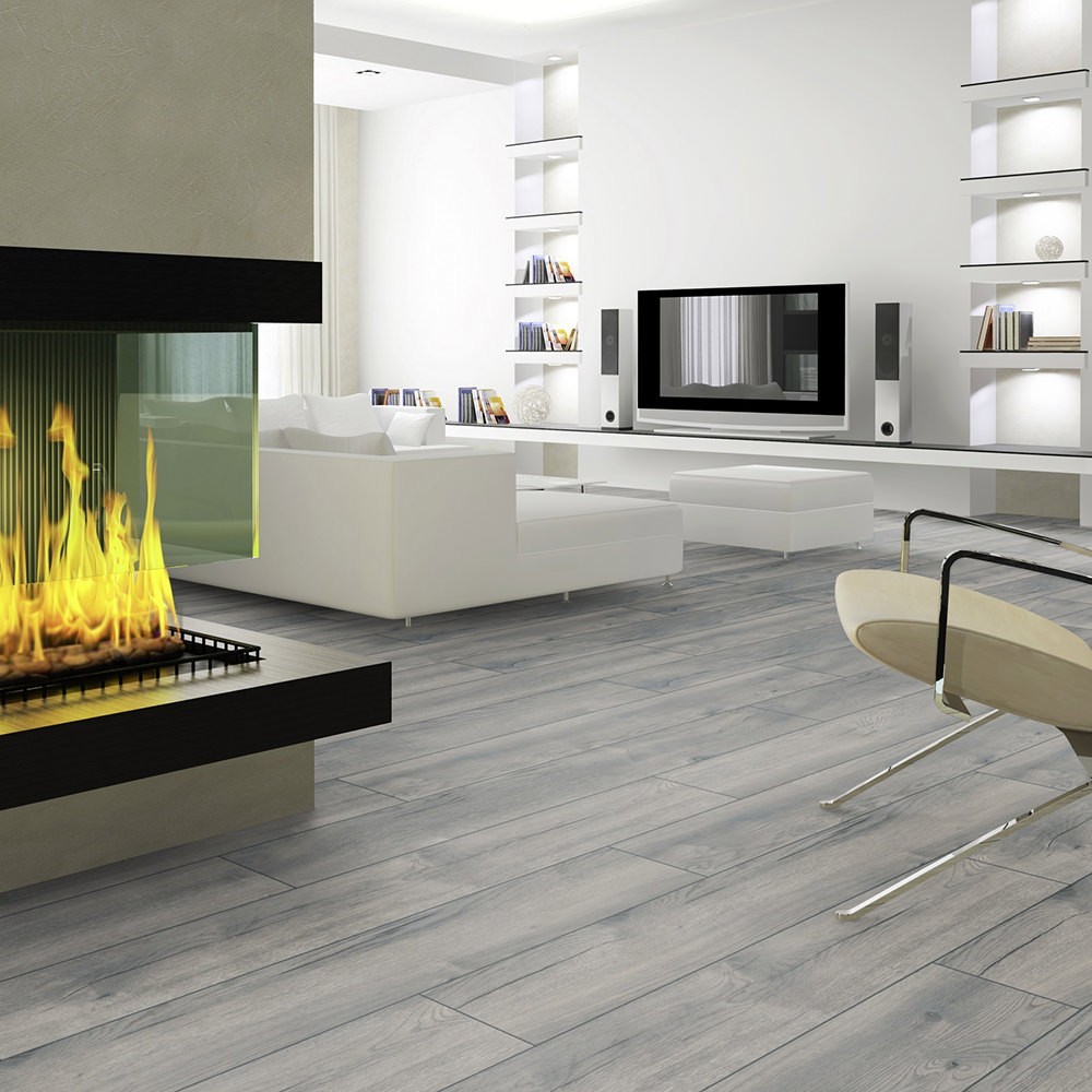 grey wood flooring